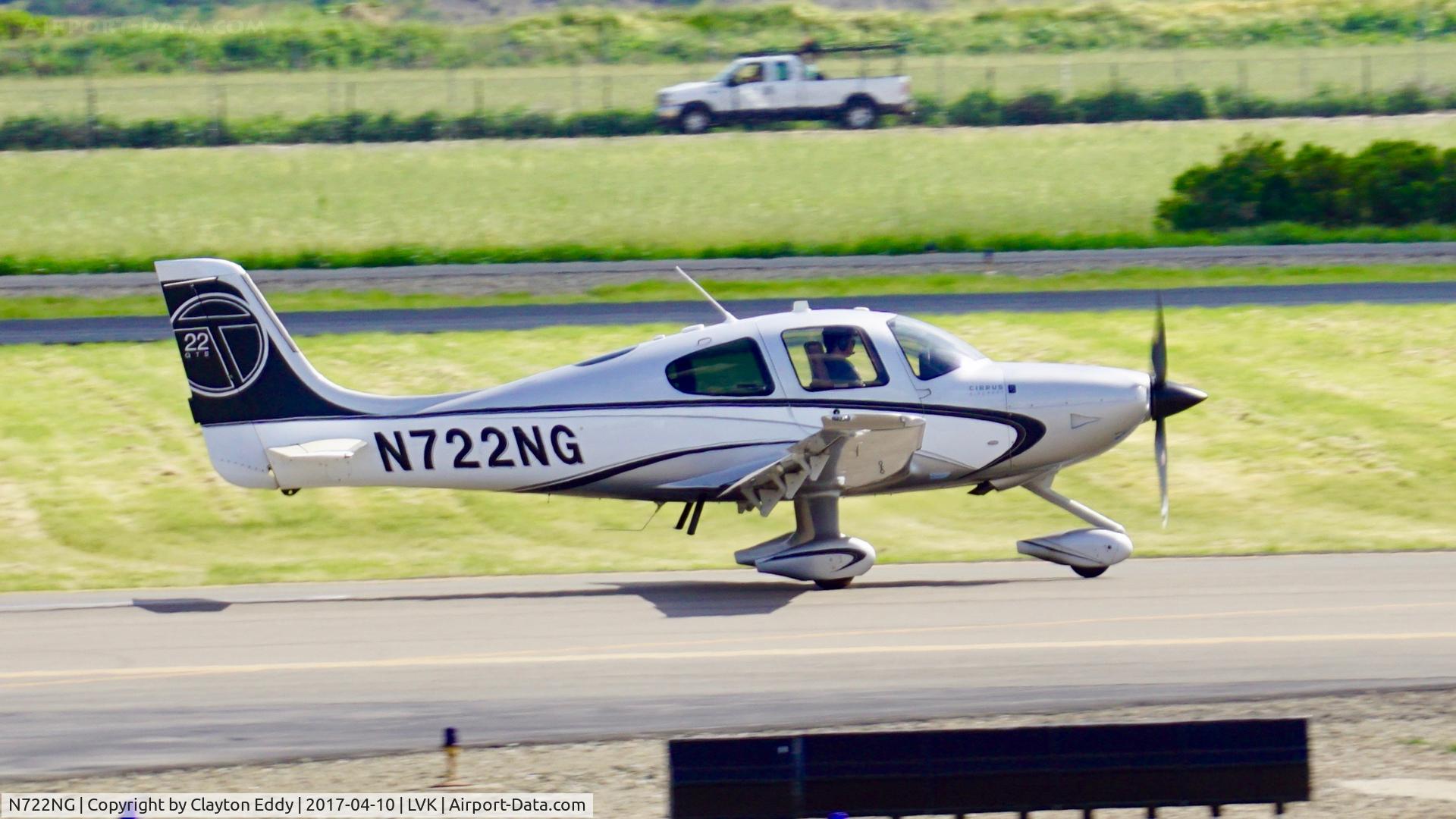 N722NG, 2012 Cirrus SR22T C/N 0363, Livermore Airport California 2017