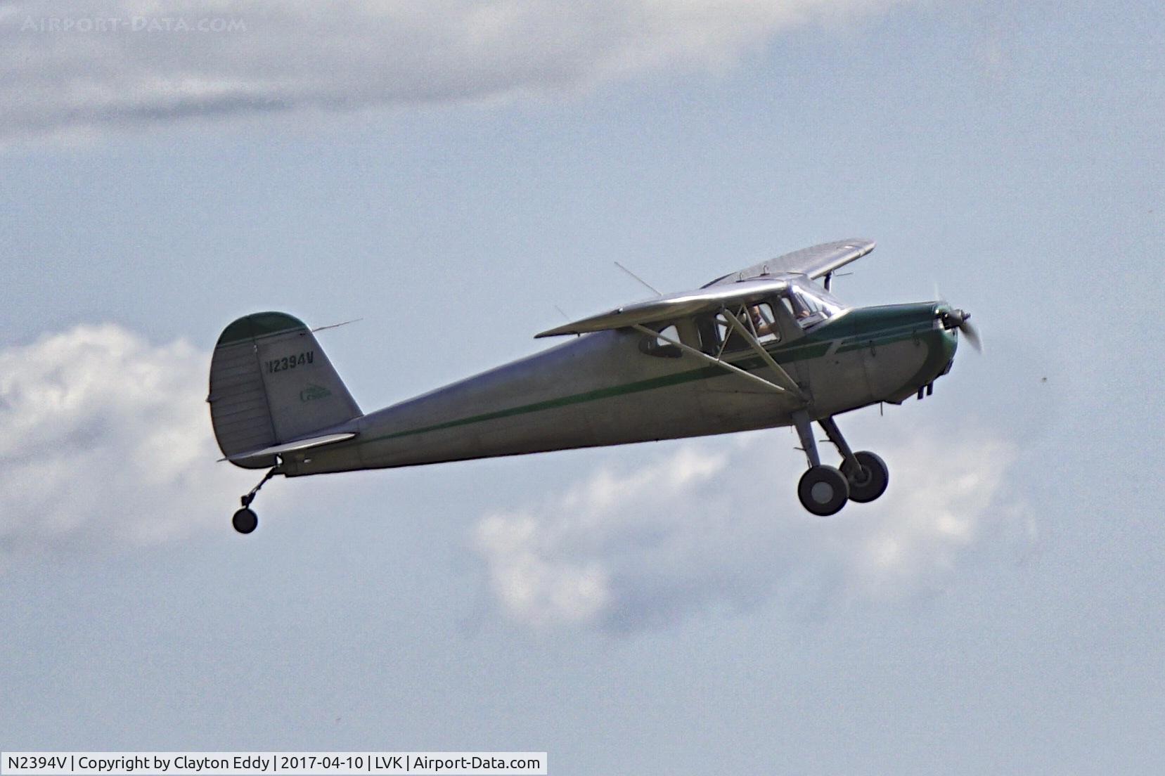 N2394V, 1948 Cessna 140 C/N 14635, Livermore Airport California 2017.