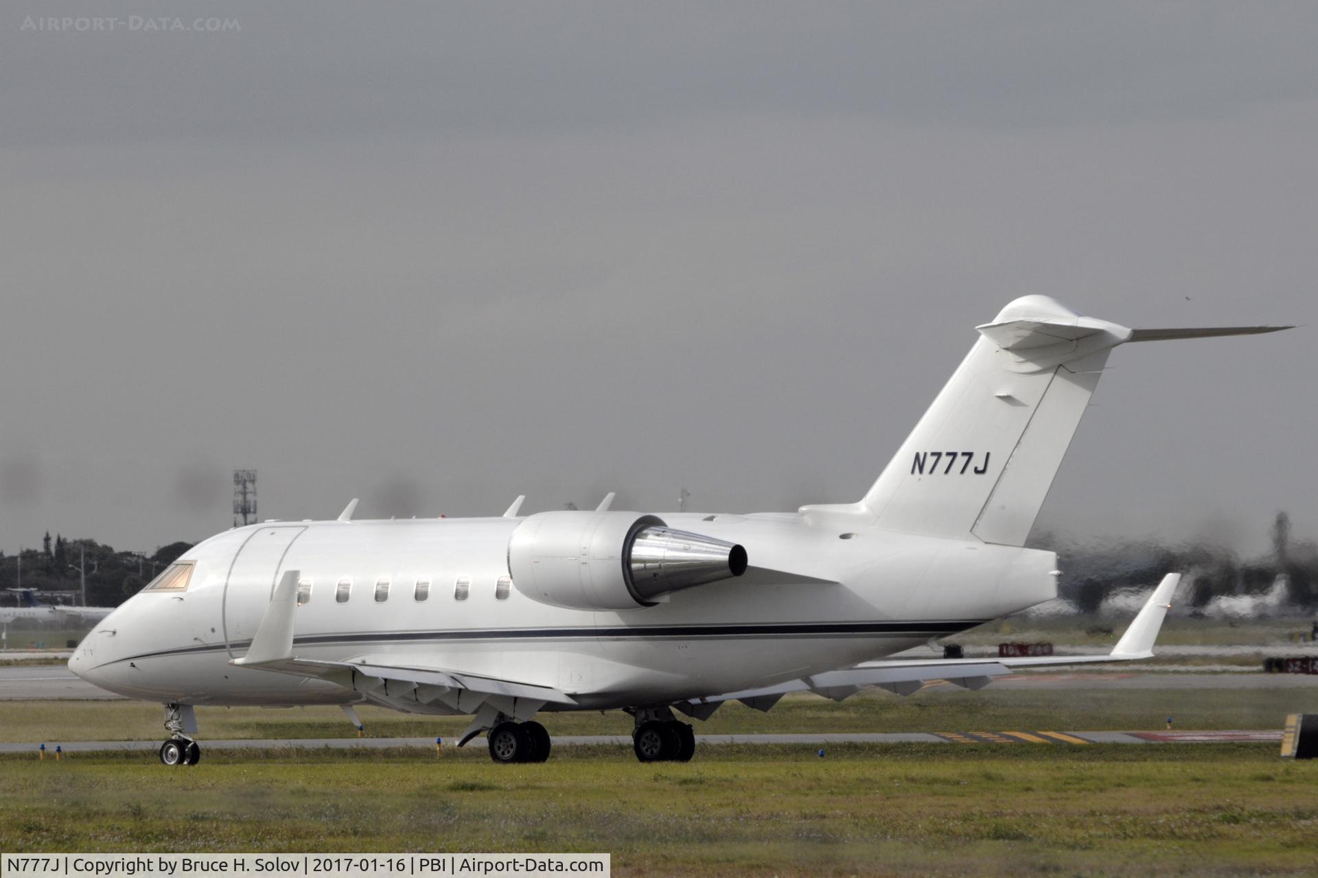 N777J, 1999 Bombardier Challenger 604 (CL-600-2B16) C/N 5433, on the tarmac