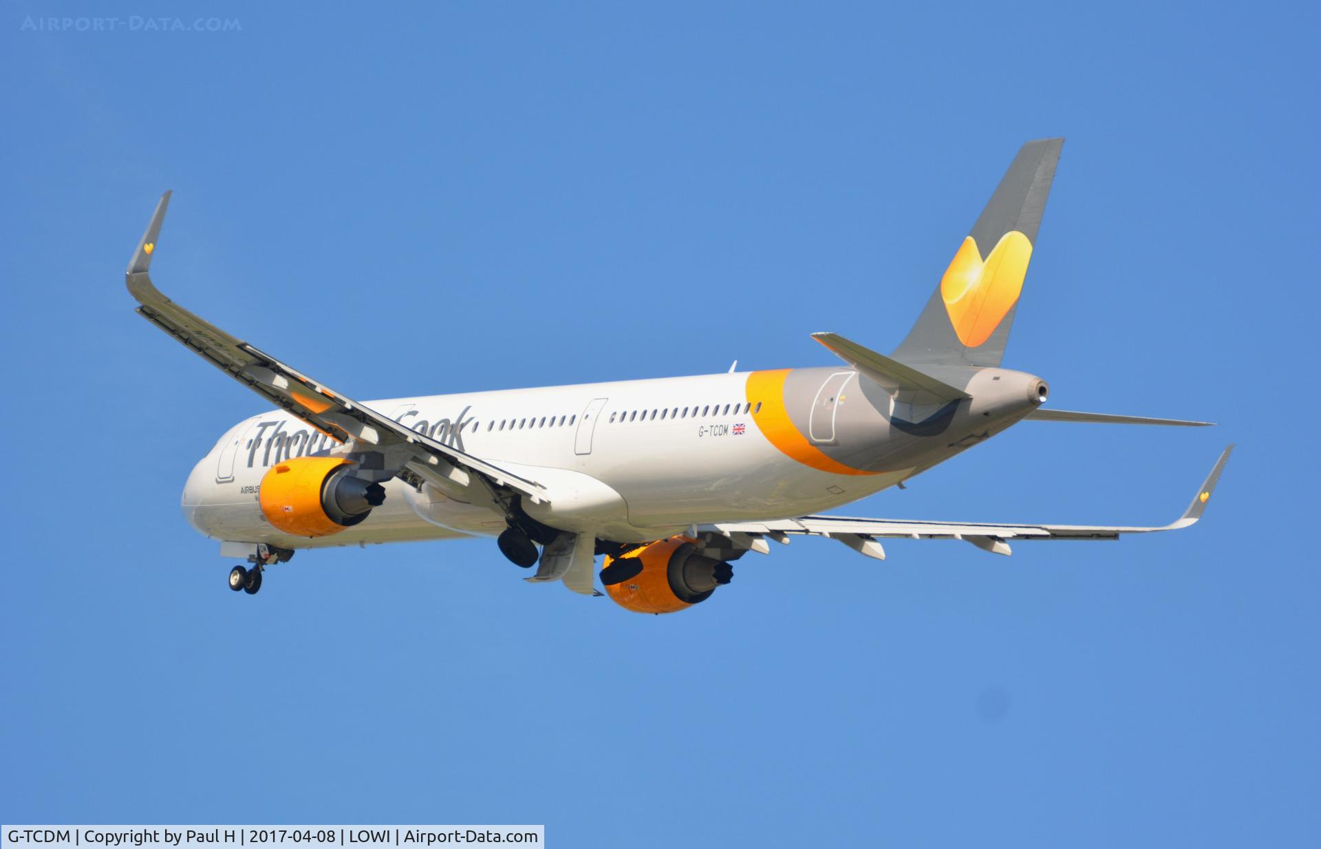 G-TCDM, 2016 Airbus A321-211 C/N 7003, Rocketing out of LOWI, Innsbruck