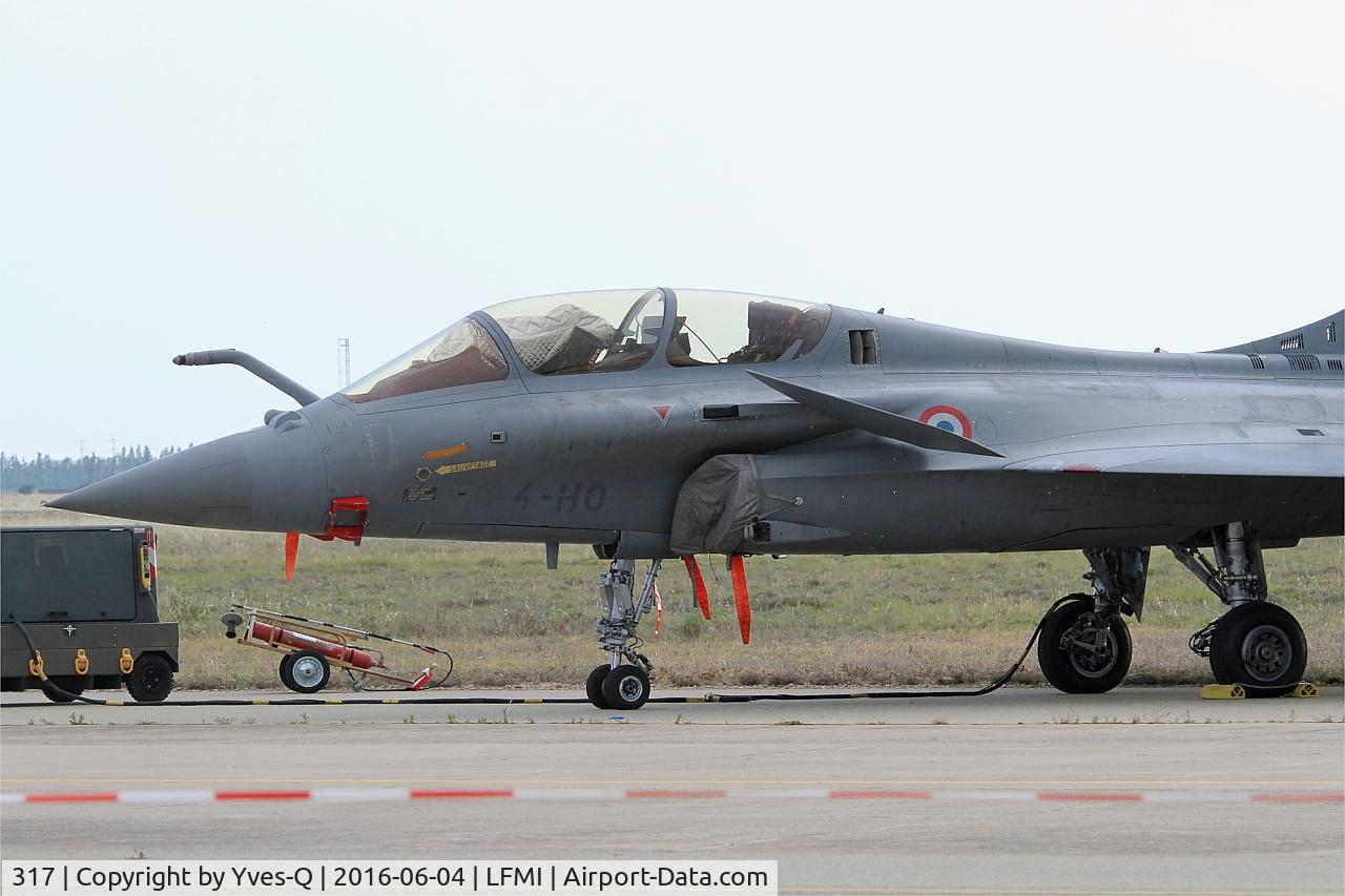 317, Dassault Rafale B C/N 317, Dassault Rafale B, Flight line, Istres-Le Tubé Air Base 125 (LFMI-QIE) open day 2016