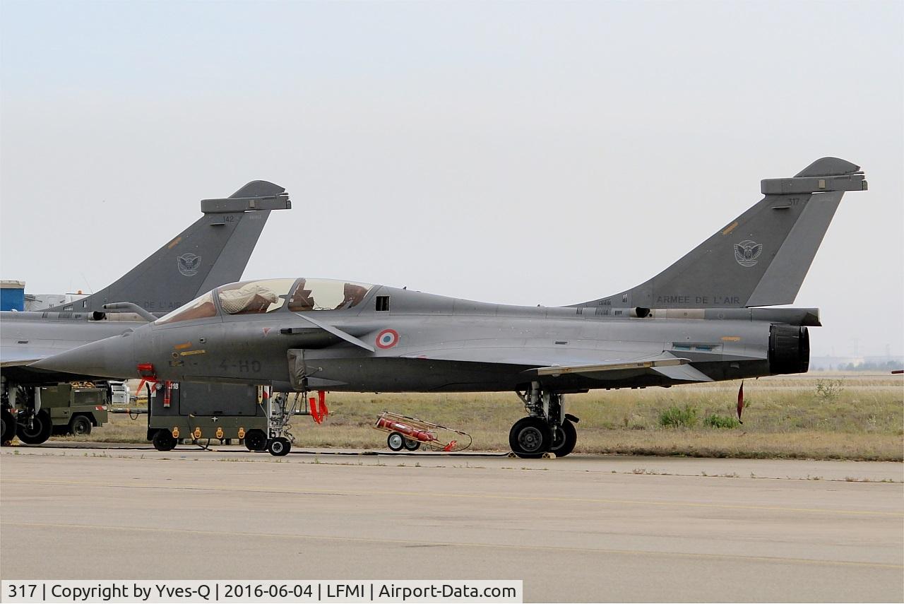 317, Dassault Rafale B C/N 317, Dassault Rafale B, Flight line, Istres-Le Tubé Air Base 125 (LFMI-QIE) open day 2016