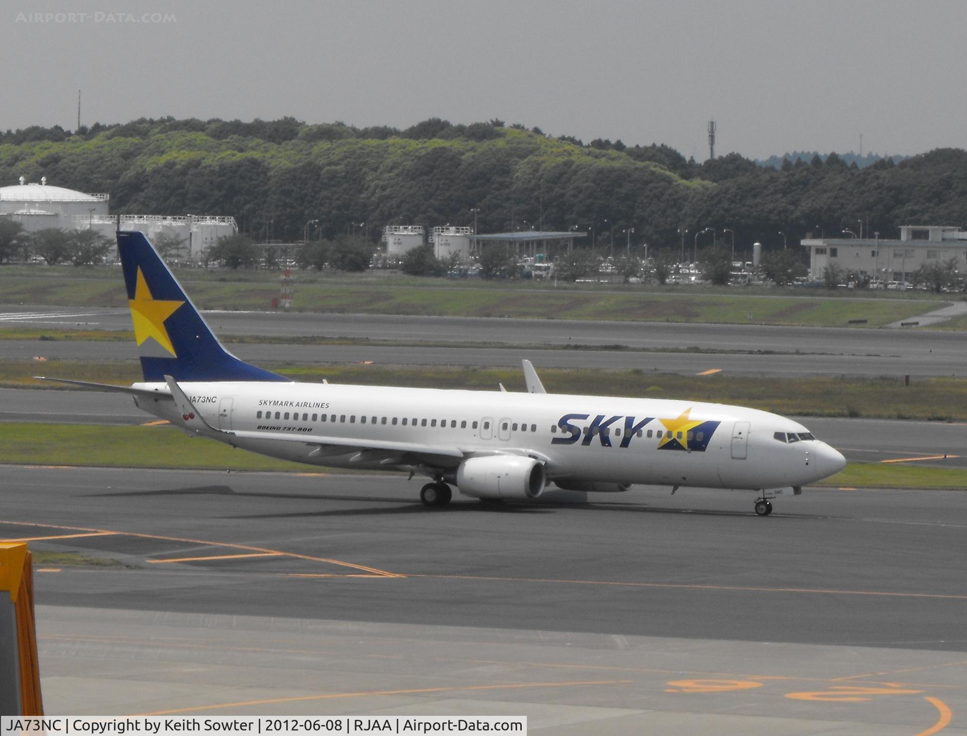 JA73NC, 2010 Boeing 737-8FZ C/N 31743, Taxying for departure