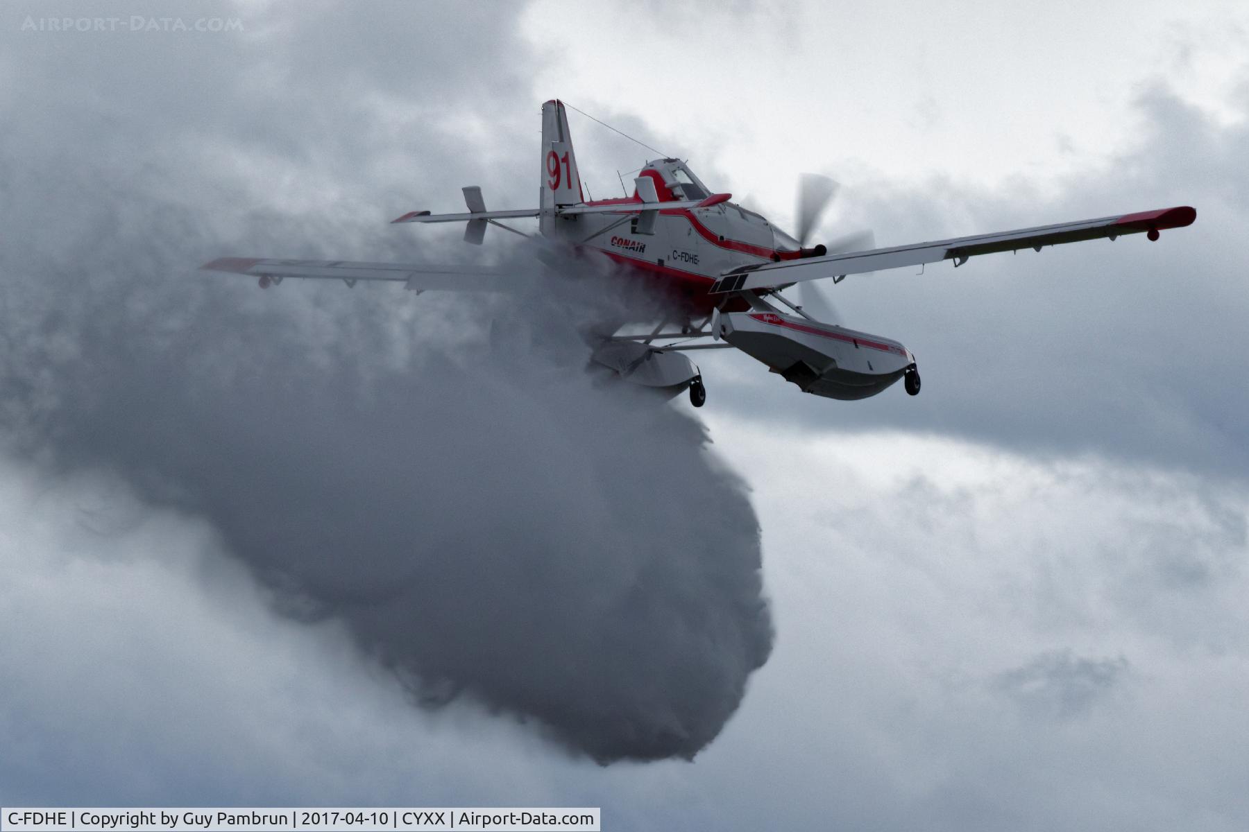 C-FDHE, 2009 Air Tractor AT-802F Fire Boss C/N 802A-0346, Practice dump
