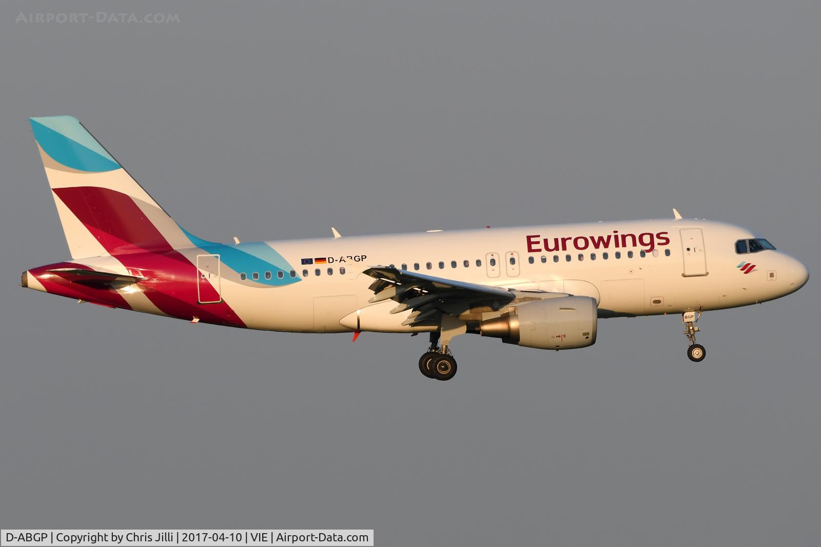 D-ABGP, 2008 Airbus A319-112 C/N 3728, Eurowings