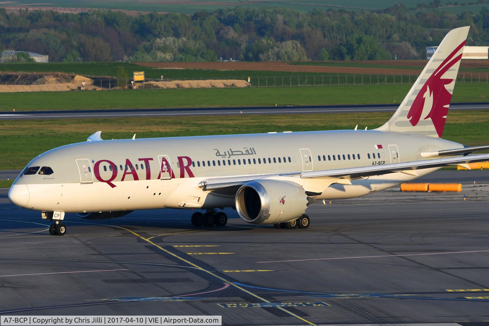 A7-BCP, 2014 Boeing 787-8 Dreamliner C/N 38334, Qatar Airways