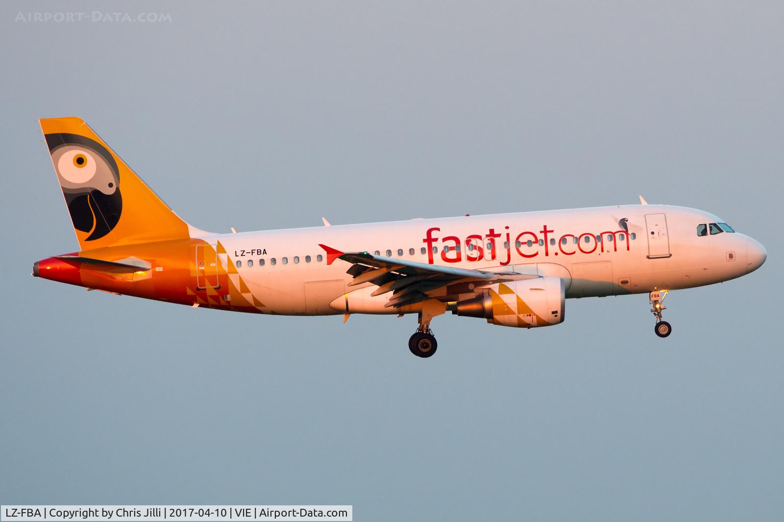 LZ-FBA, 2008 Airbus A319-112 C/N 3564, Fastjet