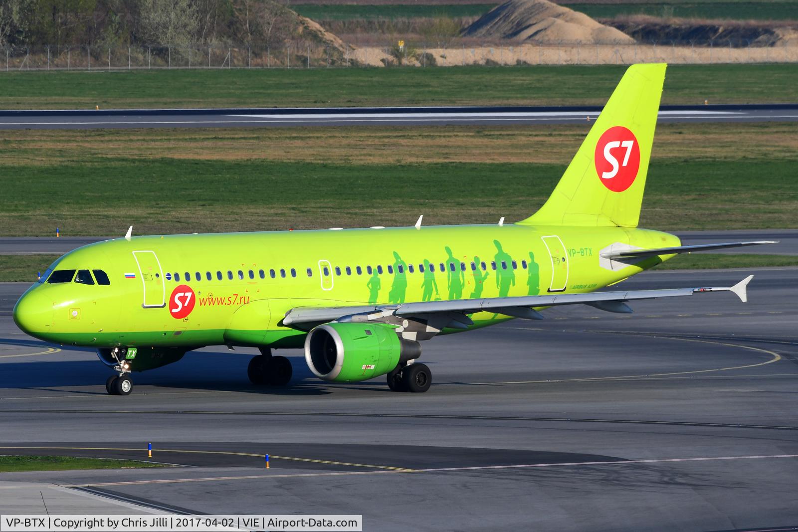 VP-BTX, 1999 Airbus A319-114 C/N 1091, S7 Siberian Airlines