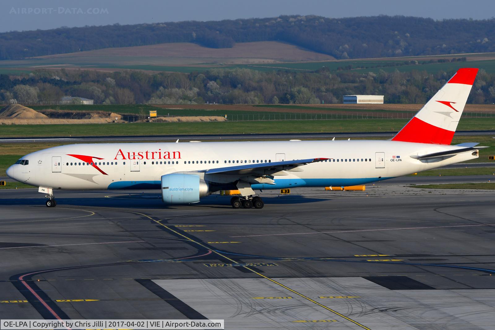 OE-LPA, 1997 Boeing 777-2Z9/ER C/N 28698, Austrian Airlines