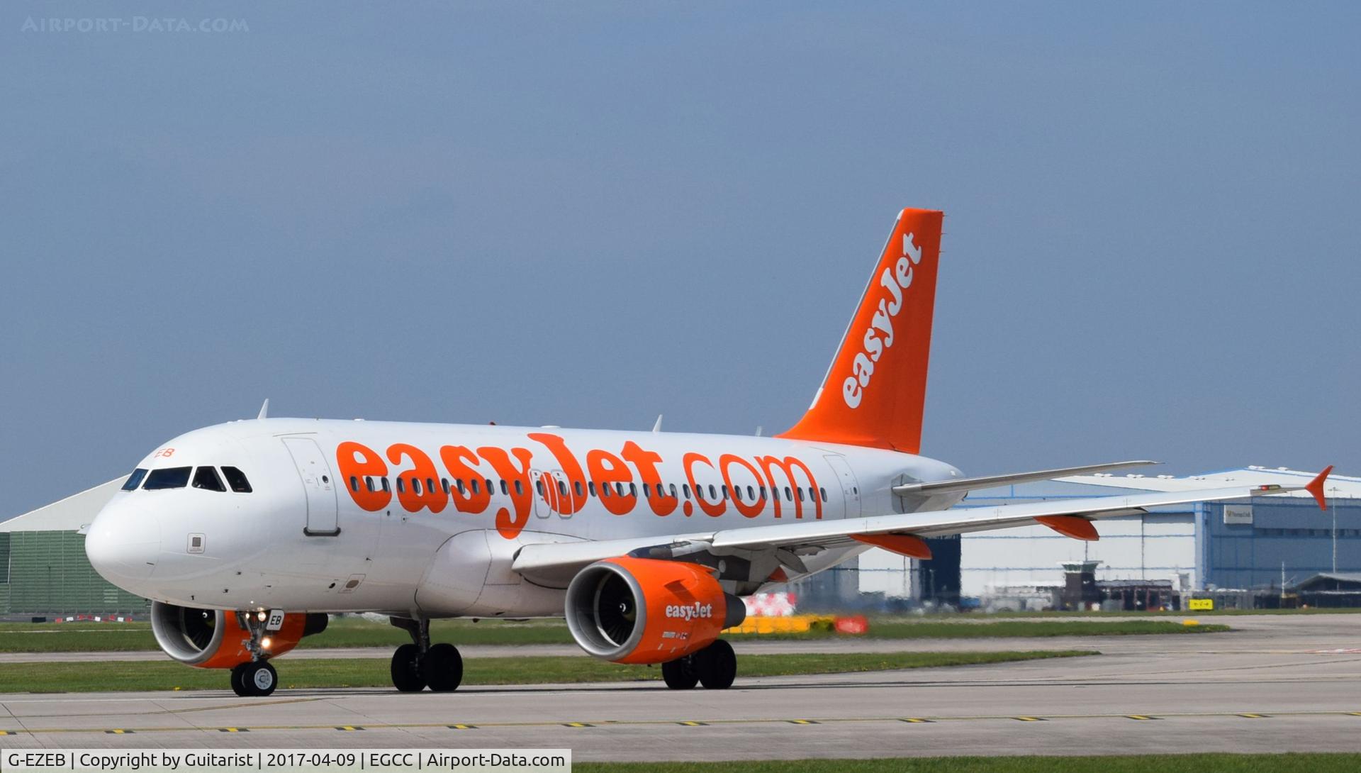 G-EZEB, 2004 Airbus A319-111 C/N 2120, At Manchester