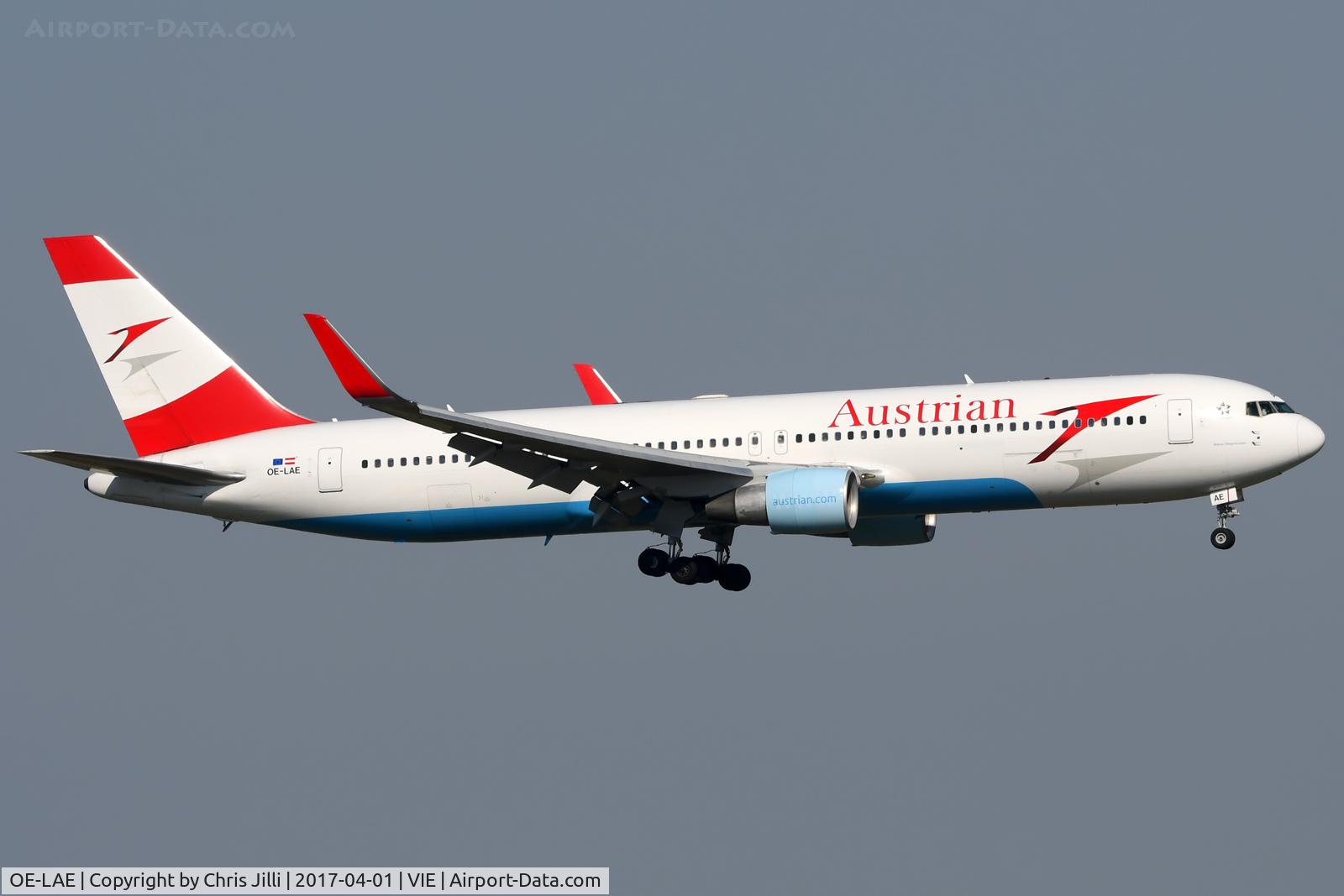 OE-LAE, 2000 Boeing 767-3Z9/ER C/N 30383, Austrian Airlines