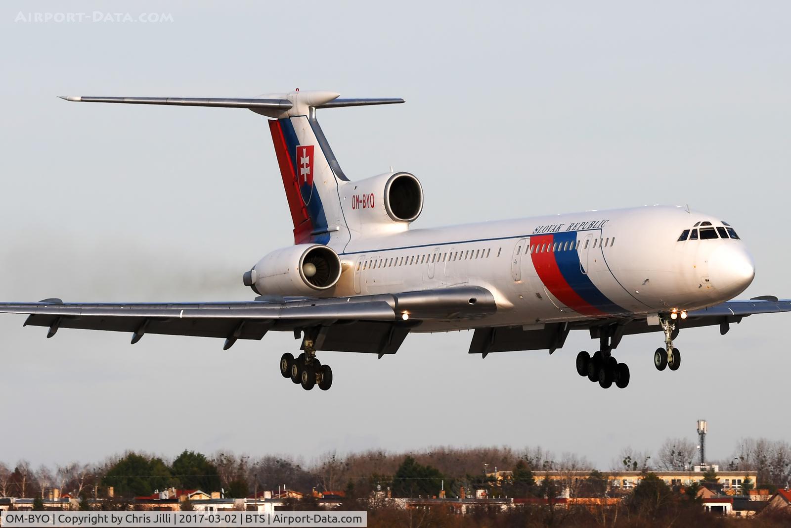 OM-BYO, 1989 Tupolev Tu-154M C/N 89A803, Slovak Government Flying Service