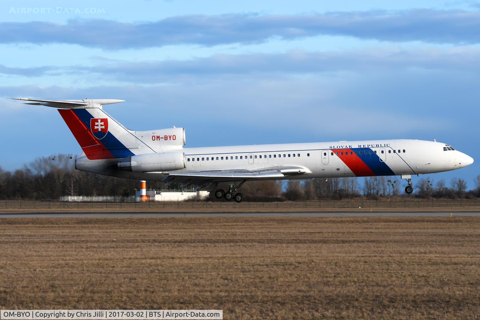 OM-BYO, 1989 Tupolev Tu-154M C/N 89A803, Slovak Government Flying Service