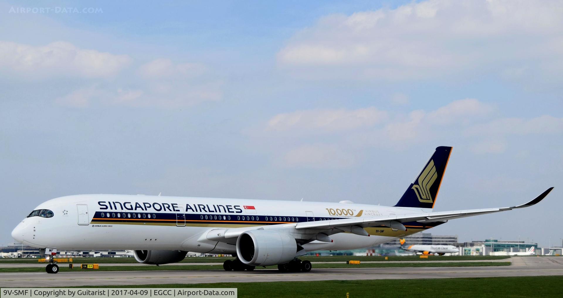 9V-SMF, 2016 Airbus A350-941 C/N 054, At Manchester