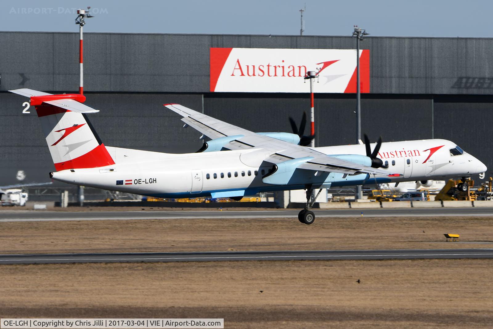OE-LGH, 2002 De Havilland Canada DHC-8-402Q Dash 8 C/N 4075, Austrian Airlines