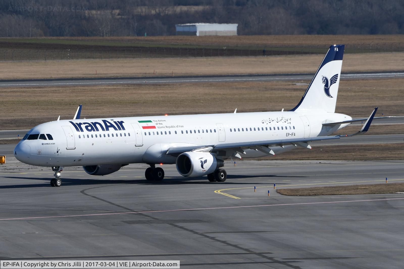 EP-IFA, 2016 Airbus A321-211 C/N 7418, Iran Air