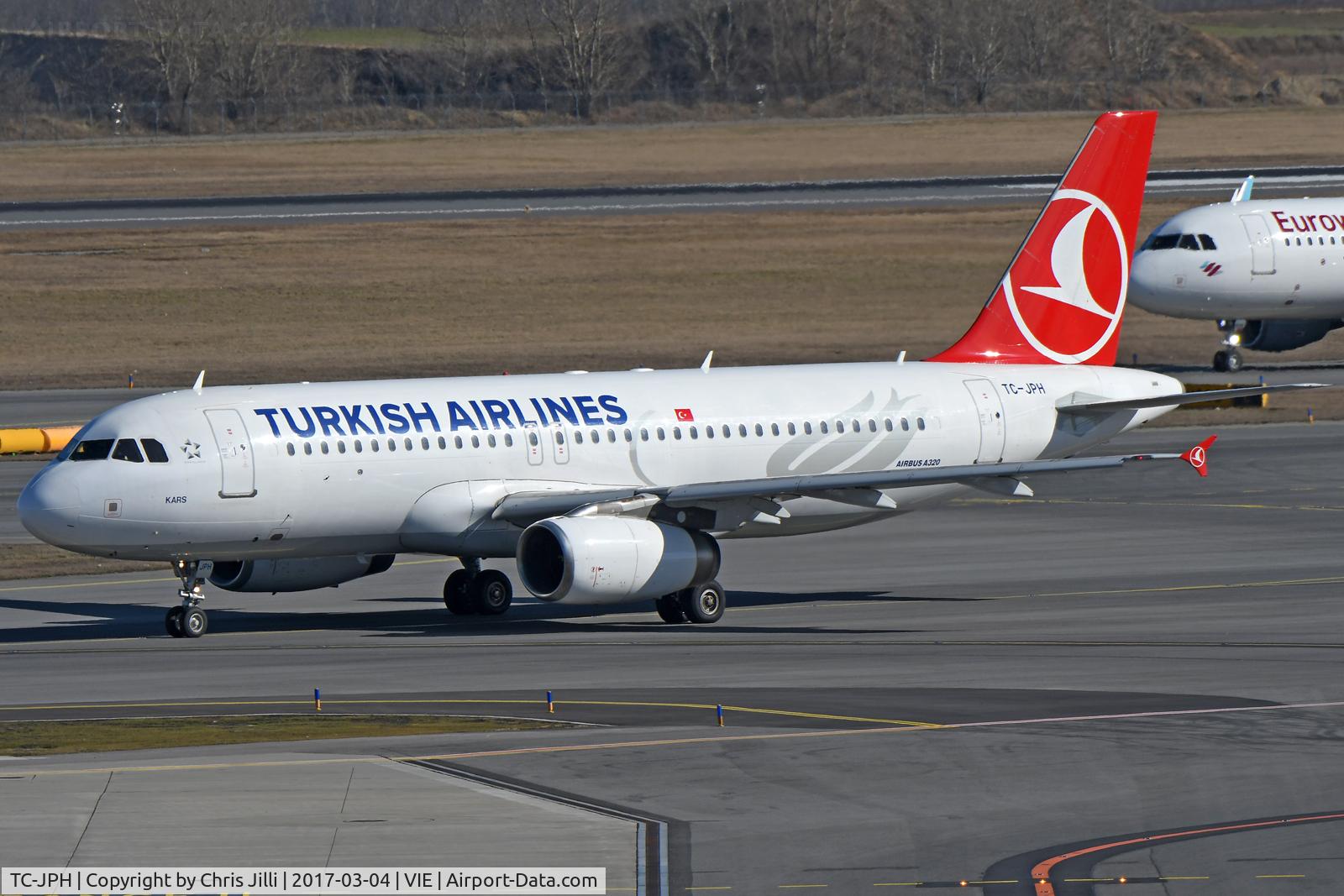 TC-JPH, 2007 Airbus A320-232 C/N 3185, Turkish Airlines