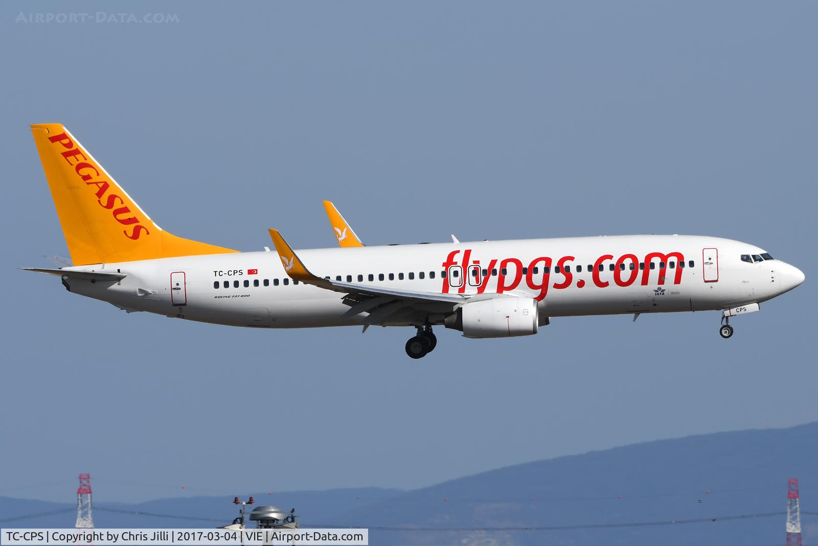 TC-CPS, 2011 Boeing 737-8GJ C/N 37366, Pegasus Airlines