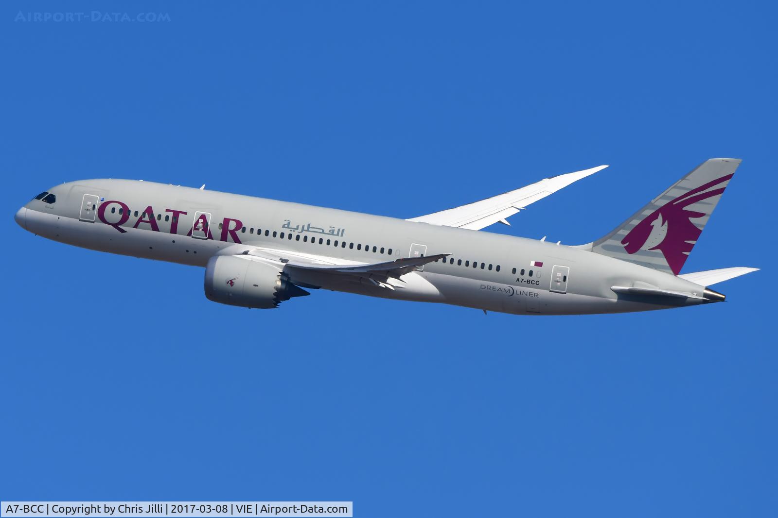 A7-BCC, 2012 Boeing 787-8 Dreamliner C/N 38321, Qatar Airways