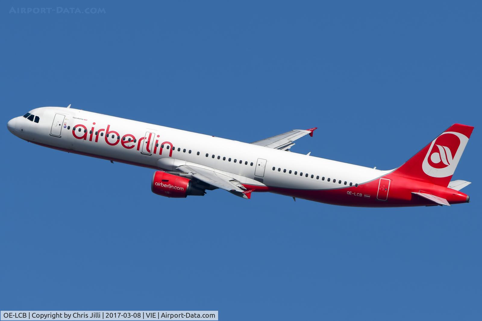 OE-LCB, 2008 Airbus A321-211 C/N 3749, Air Berlin NIKI