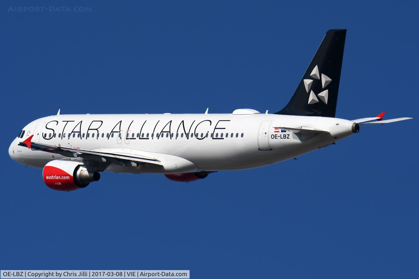 OE-LBZ, 2012 Airbus A320-214 C/N 5181, Austrian Airlines