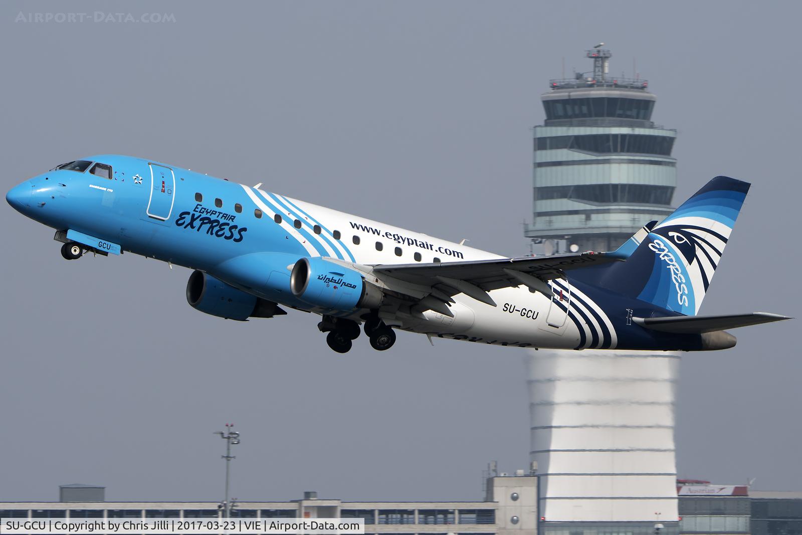 SU-GCU, 2007 Embraer 175LR (ERJ-170-200LR) C/N 17000169, Egyptair Express