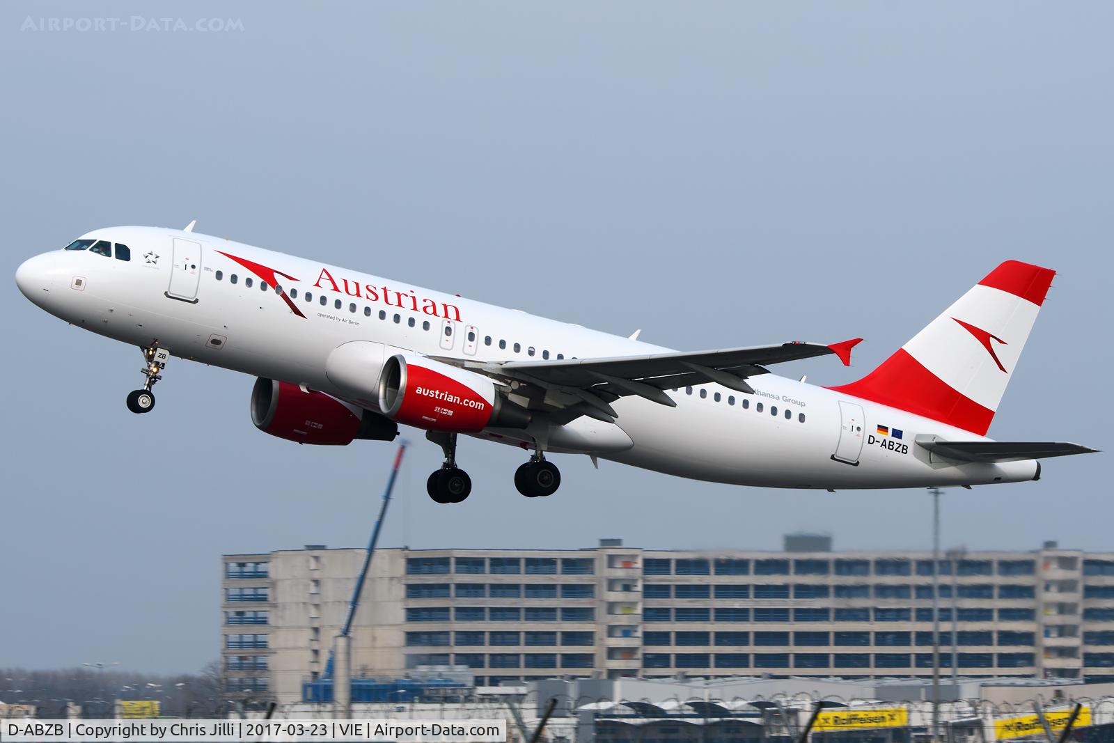 D-ABZB, 2008 Airbus A320-216 C/N 3515, Austrian Airlines