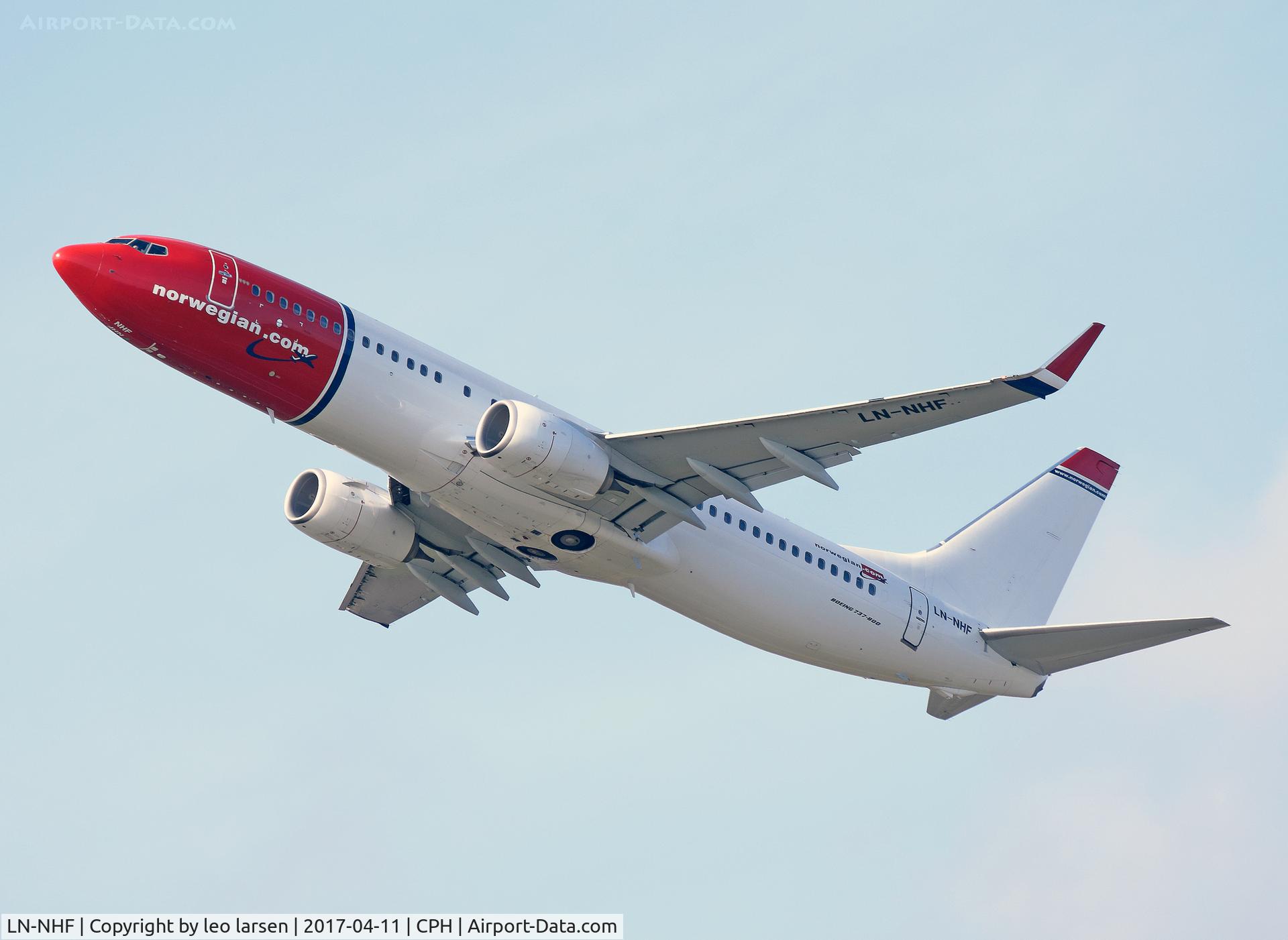 LN-NHF, 2015 Boeing 737-8JP C/N 42075, Copenhagen 11.4.2017