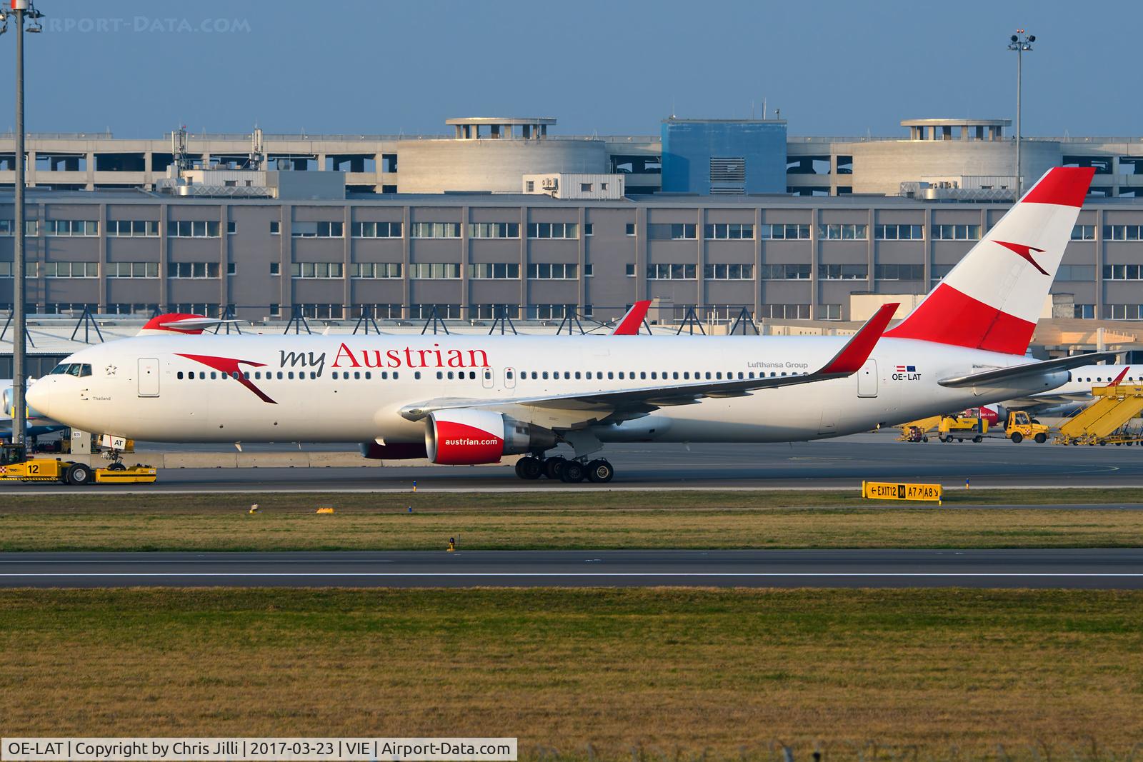 OE-LAT, 1991 Boeing 767-31A C/N 25273, Austrian Airlines
