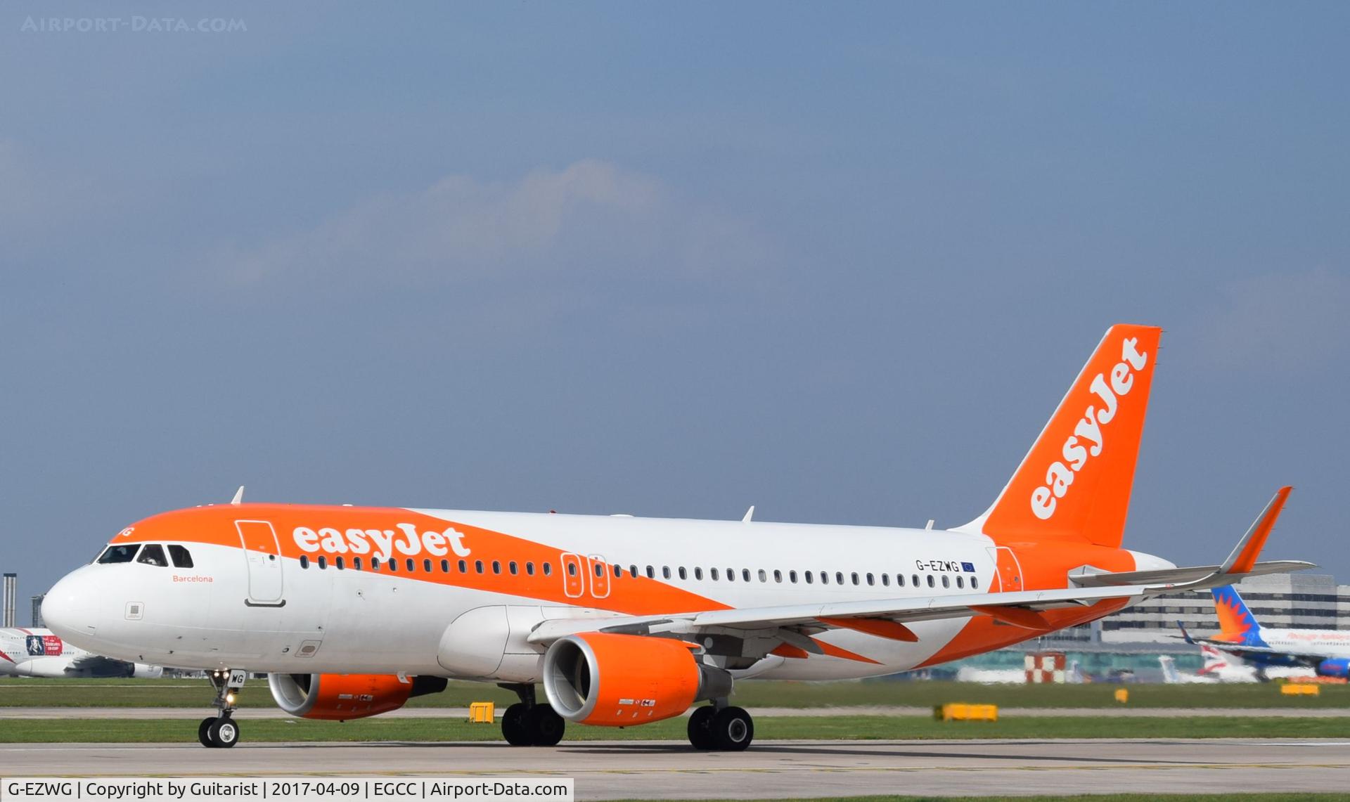 G-EZWG, 2012 Airbus A320-214 C/N 5318, At Manchester