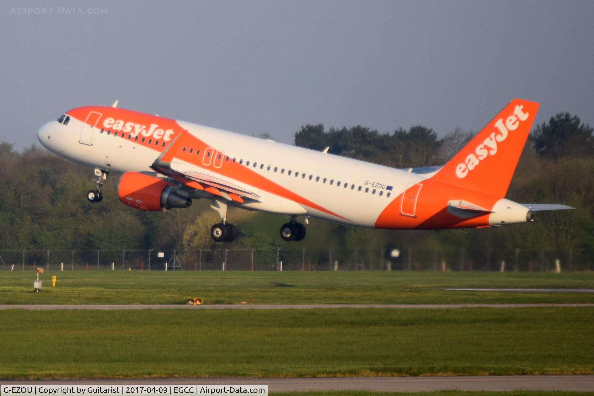G-EZOU, 2015 Airbus A320-214 C/N 6754, At Manchester