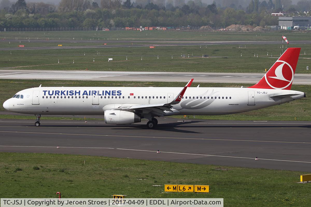 TC-JSJ, 2013 Airbus A321-231 C/N 5633, @ Dusseldorf Airport,