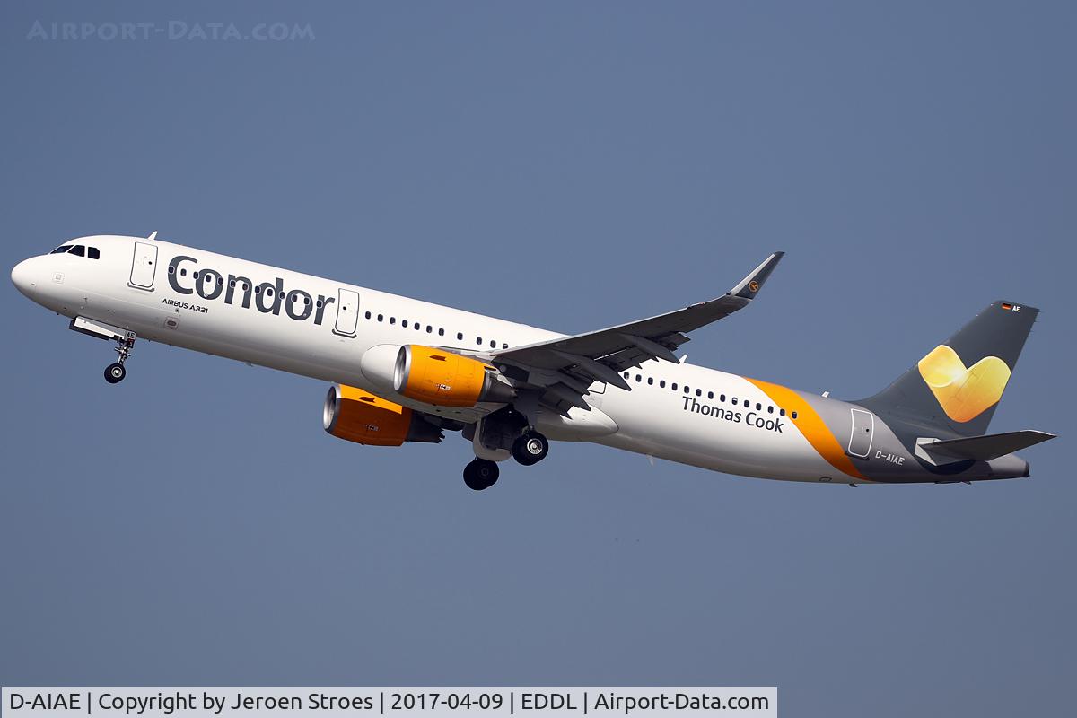 D-AIAE, 2014 Airbus A321-211 C/N 6376, @ Dusseldorf Airport,