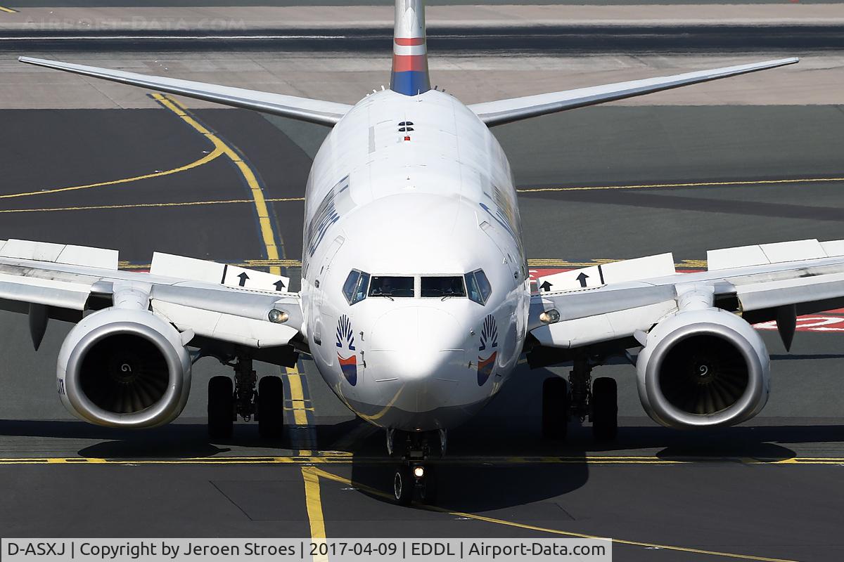 D-ASXJ, 2001 Boeing 737-86N C/N 30807, @ Dusseldorf Airport,