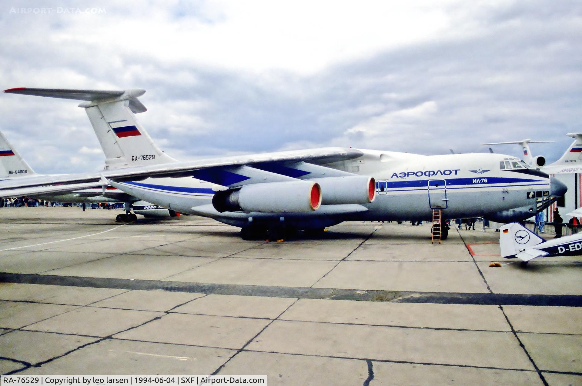RA-76529, 1977 Ilyushin Il-76LL4 C/N 073410308, Berlin Air Show 4.6.1994