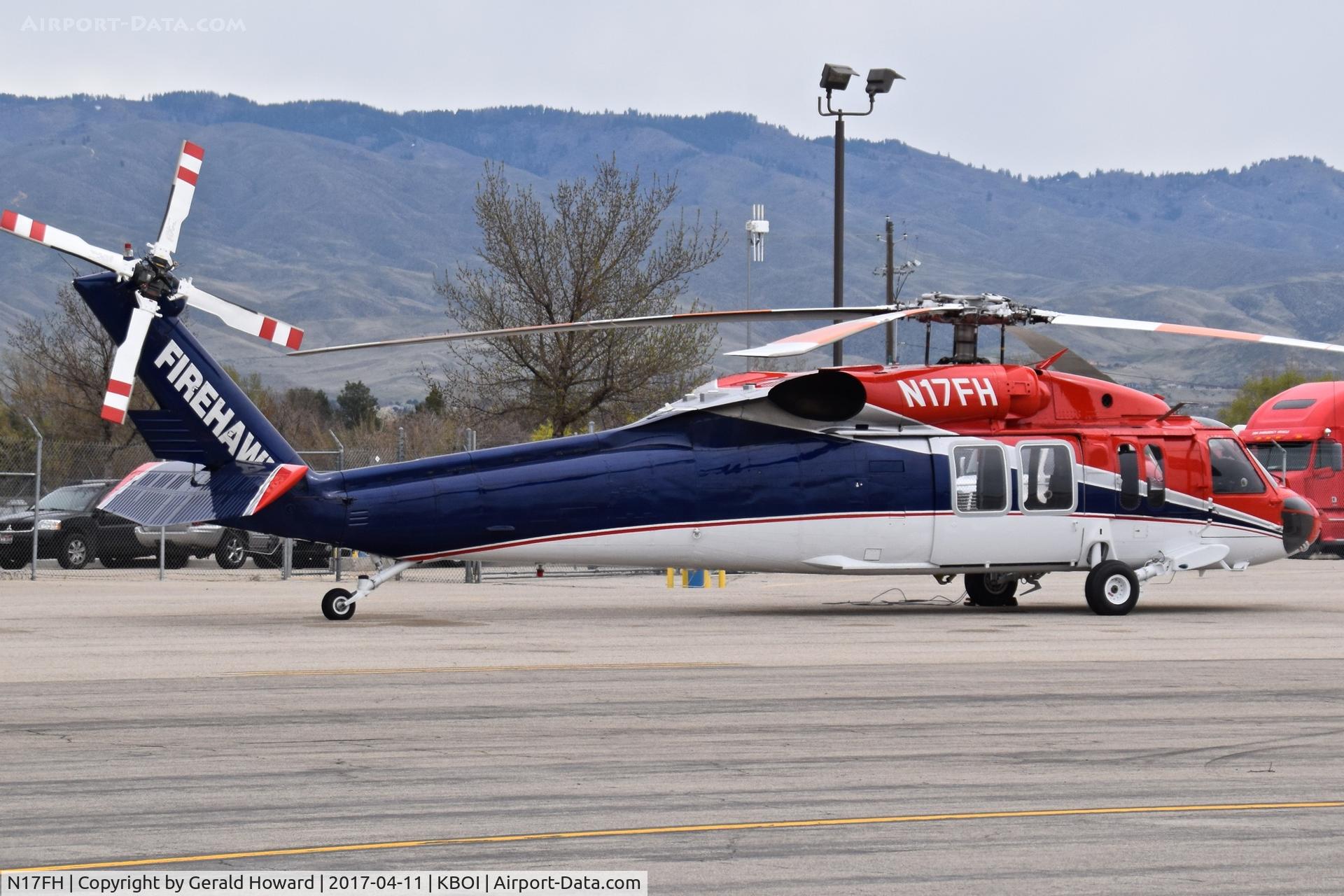 N17FH, 1980 Sikorsky UH-60A Black Hawk C/N 70.227, Parked for maintenance.