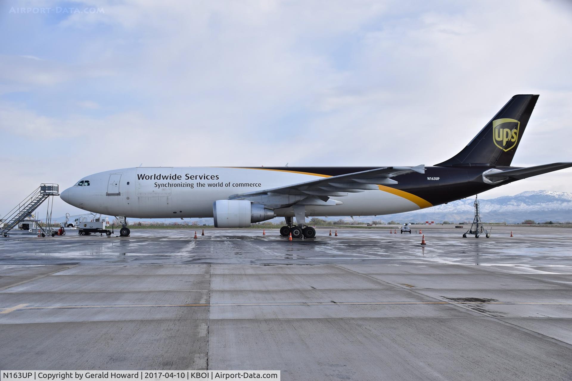 N163UP, 2005 Airbus A300F4-622R C/N 0852, Parked on UPS ramp.