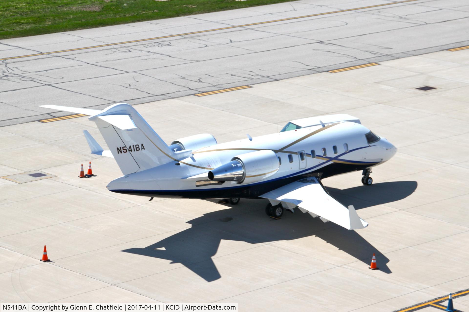 N541BA, 2015 Bombardier Challenger 650 (CL-600-2B16) C/N 6060, Shot from an office of the control tower