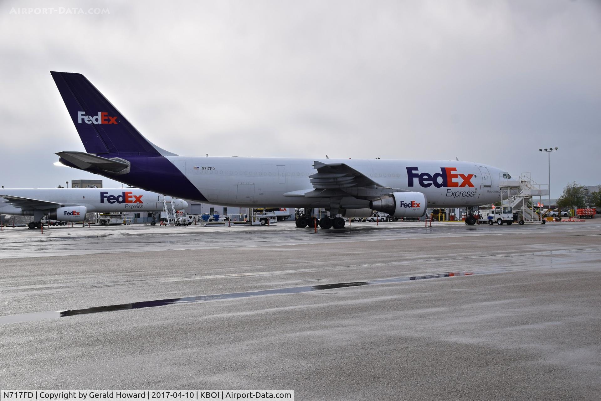 N717FD, 1987 Airbus A300B4-622 C/N 361, Parked on the FedEx ramp.