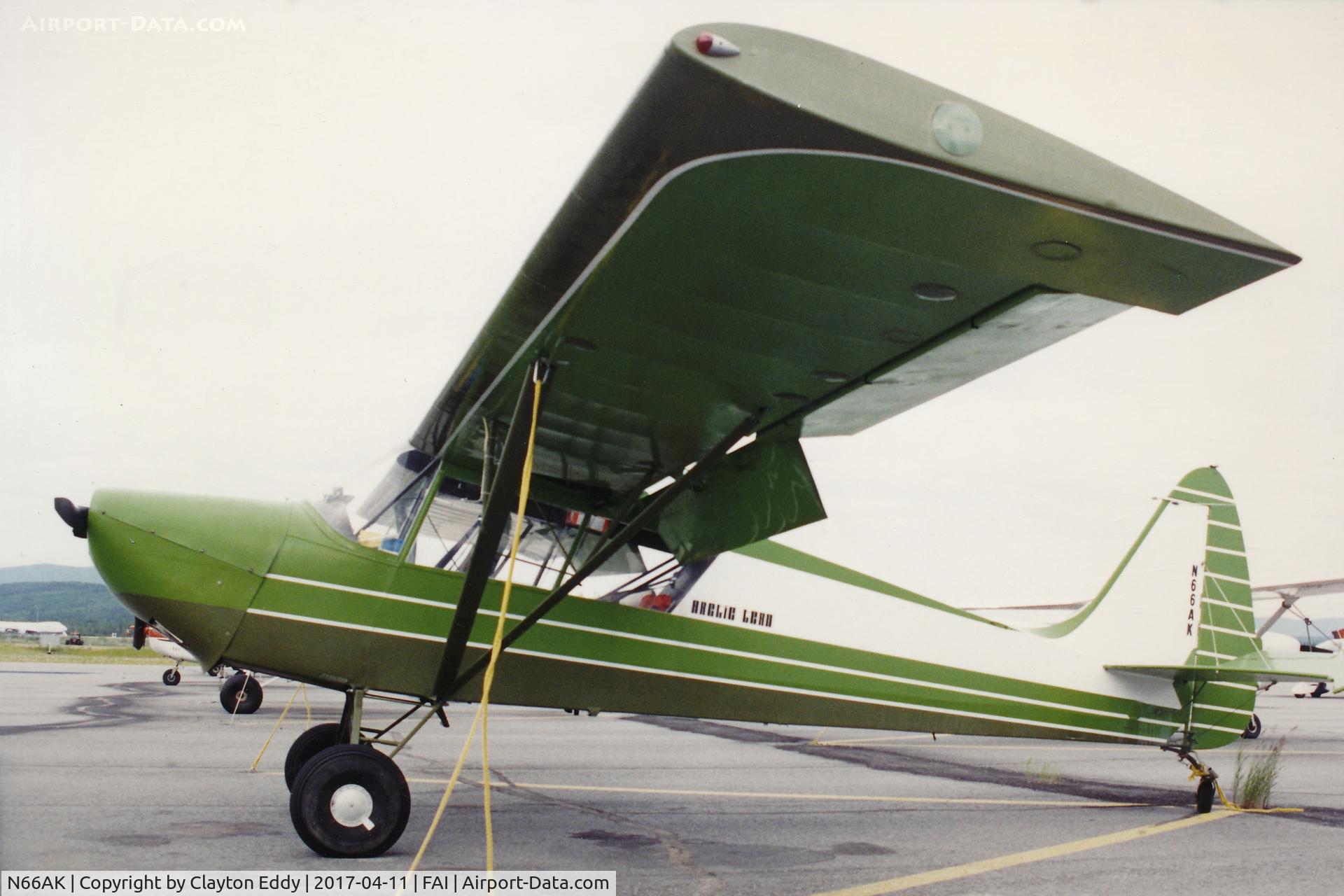 N66AK, 1981 Arctic Aircraft Co Inc S-1B2 C/N 1017, Fairbanks AK 1994
