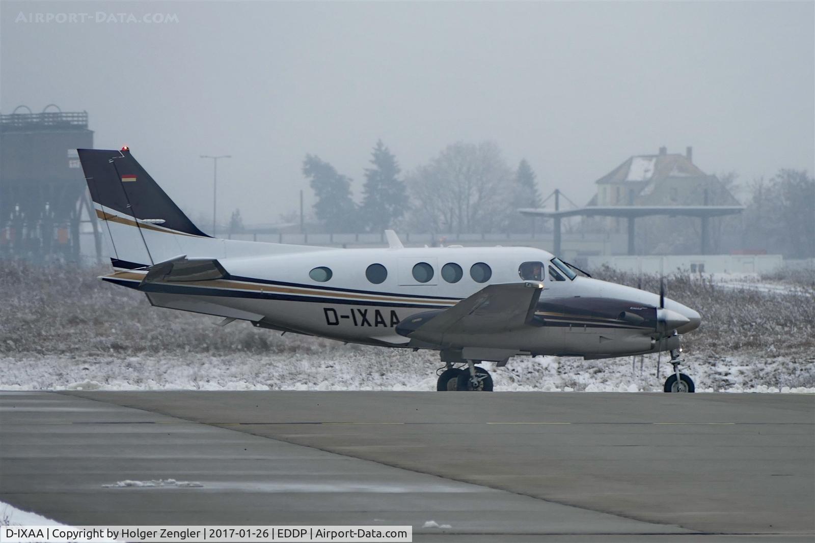 D-IXAA, 2008 Hawker Beechcraft C90GTi King Air King Air C/N LJ-1908, Arrival on apron 1 east...