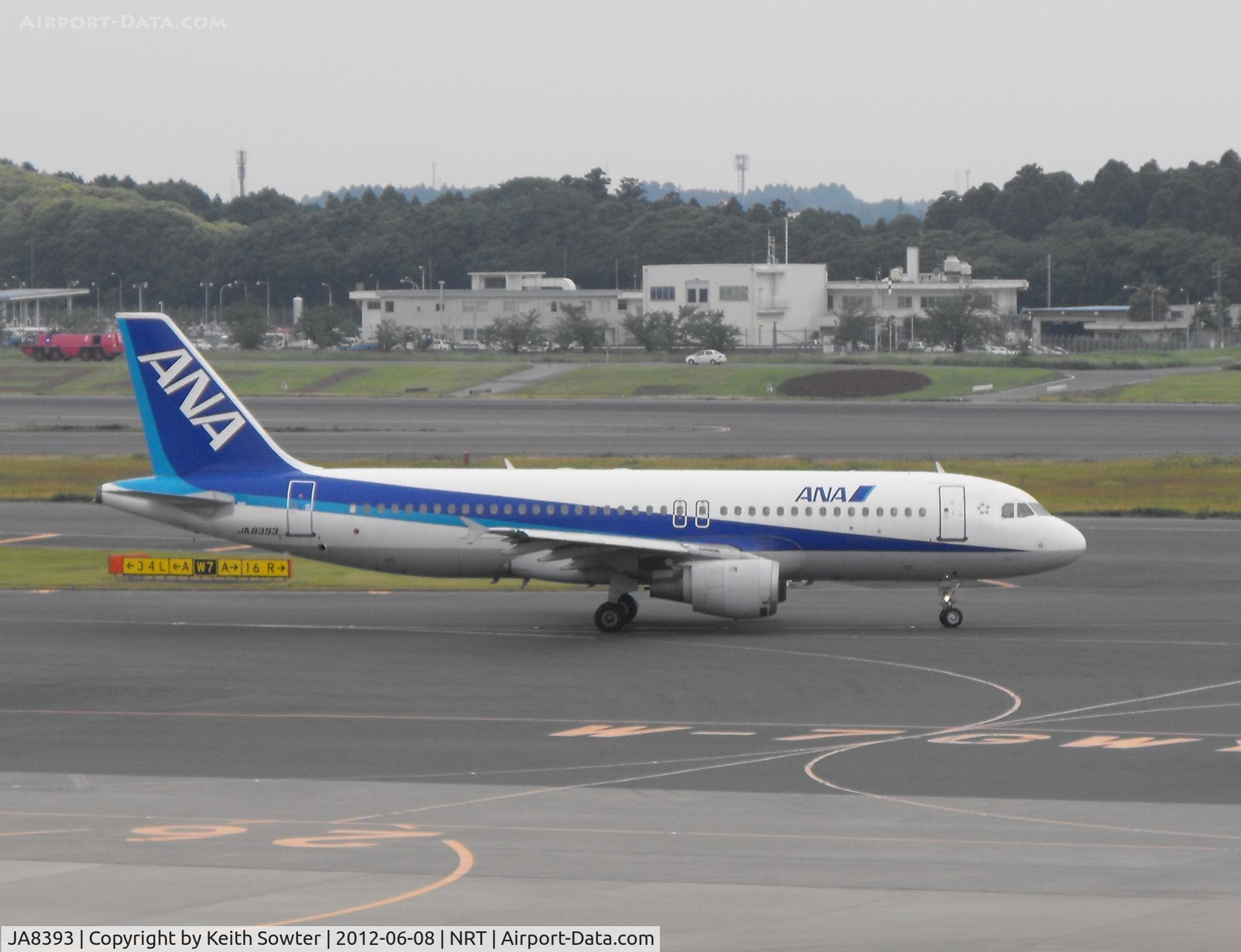 JA8393, Airbus A320-211 C/N 0365, Taxying for departure