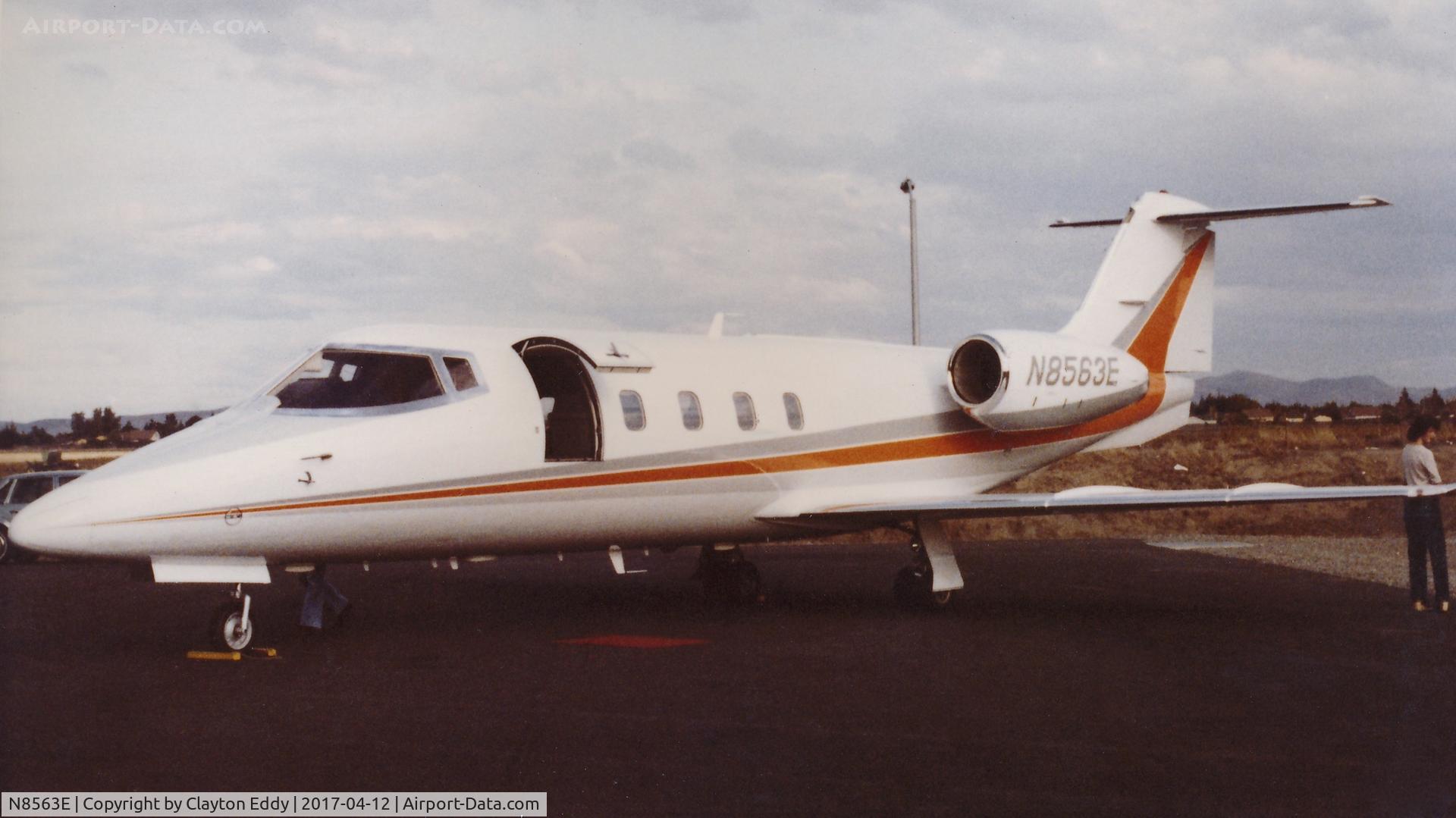 N8563E, 1982 Gates Learjet 55 C/N 55-056, Somewhere in California.