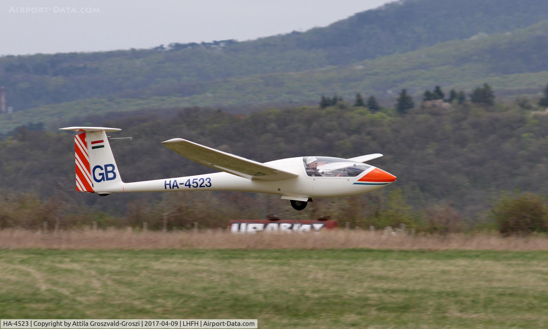HA-4523, 1980 Grob G-102 Astir CS 77 C/N 1832, Farkashegy Airfield, Hungary