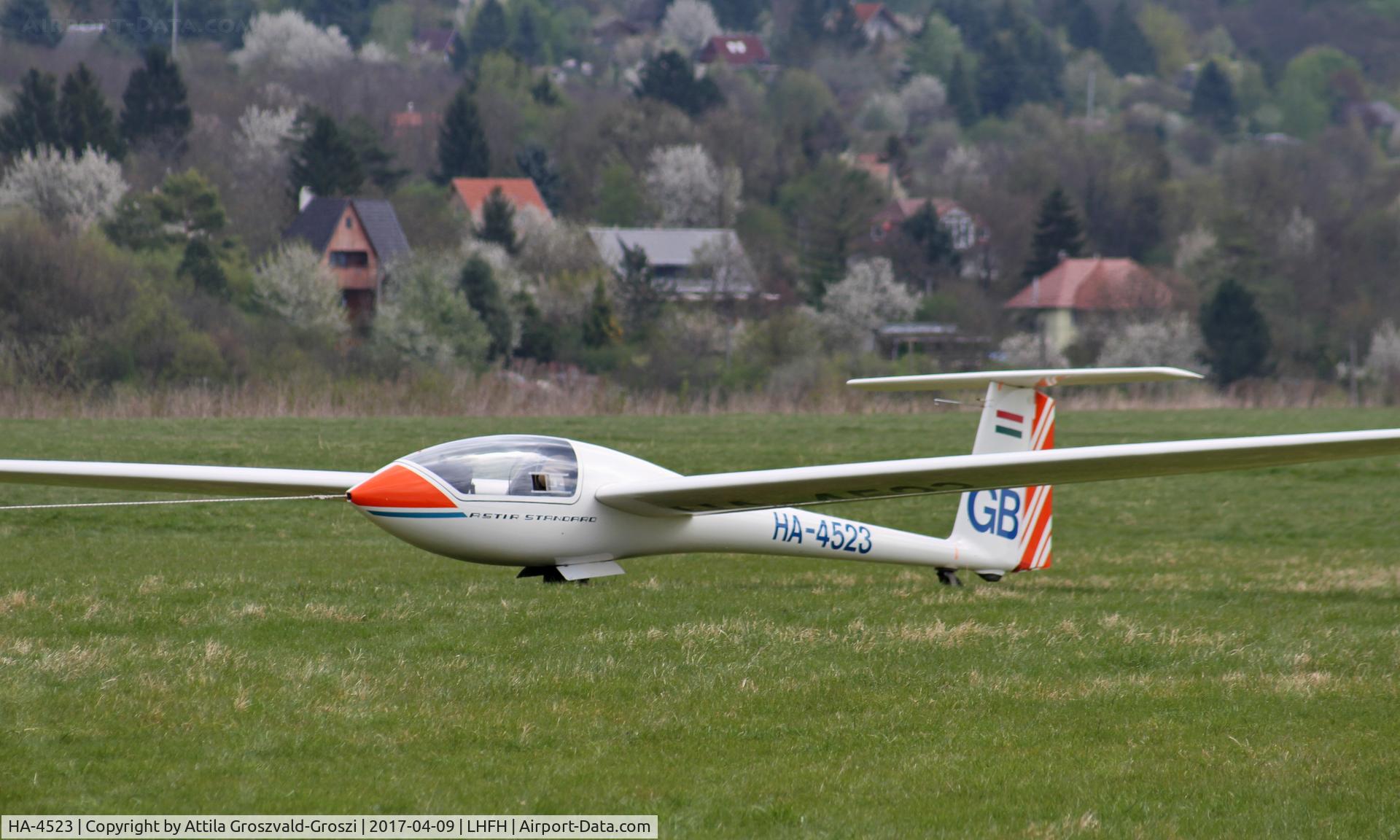 HA-4523, 1980 Grob G-102 Astir CS 77 C/N 1832, Farkashegy Airfield, Hungary