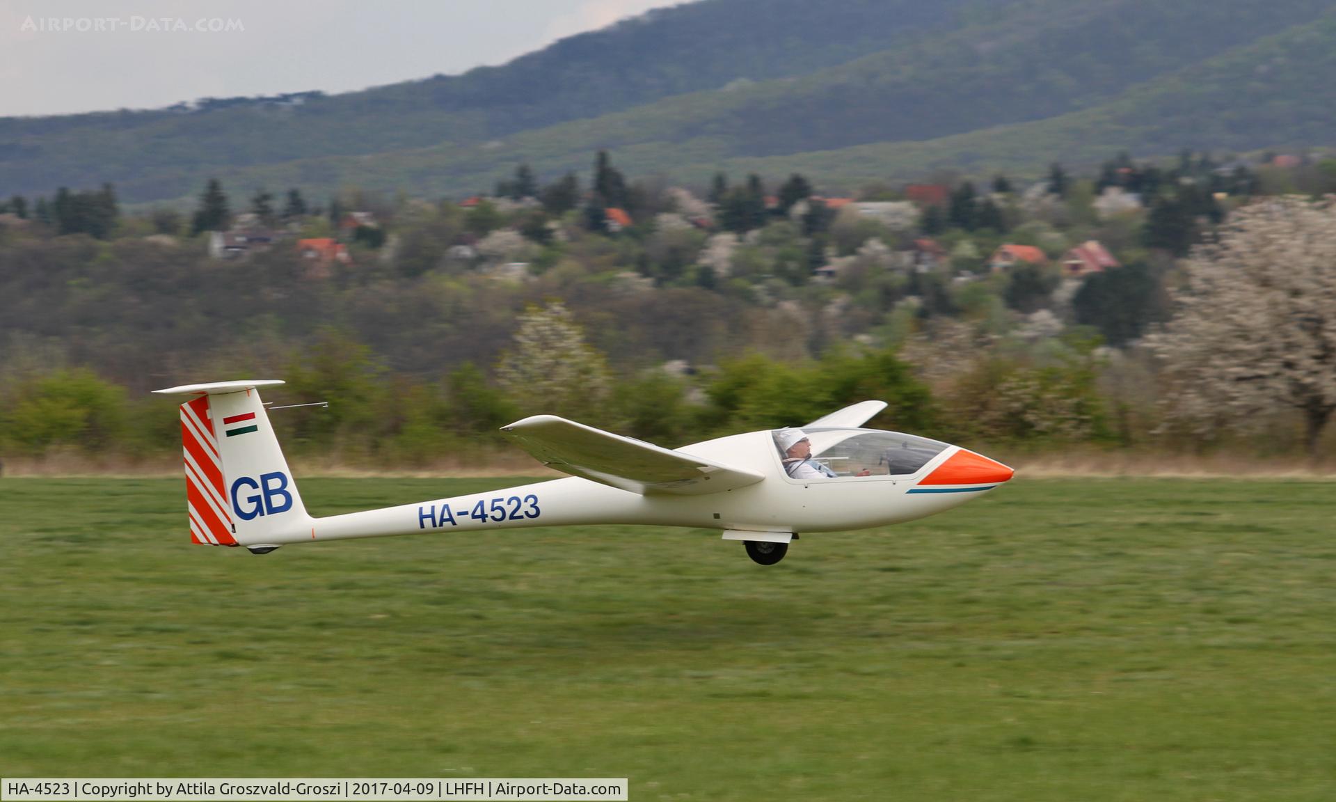 HA-4523, 1980 Grob G-102 Astir CS 77 C/N 1832, Farkashegy Airfield, Hungary