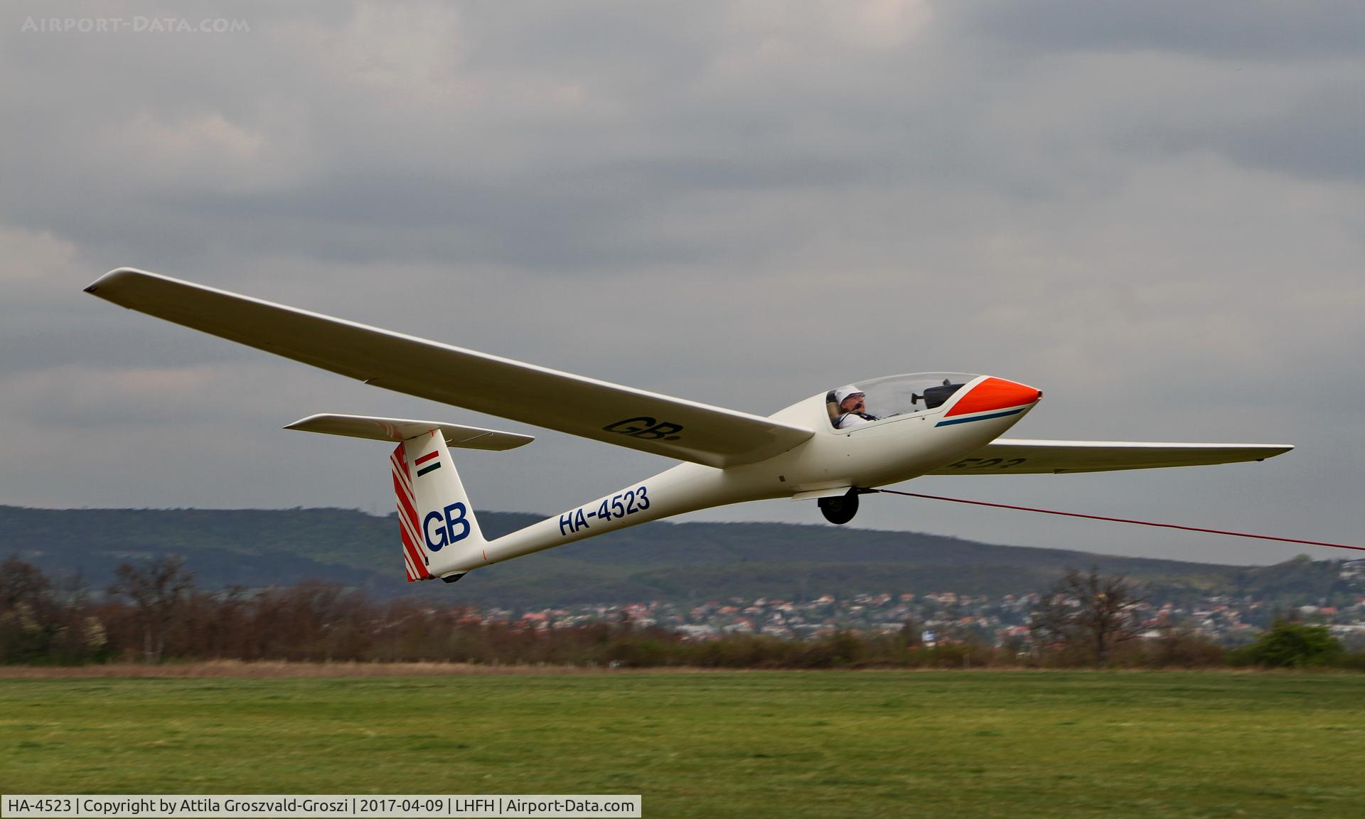 HA-4523, 1980 Grob G-102 Astir CS 77 C/N 1832, Farkashegy Airfield, Hungary