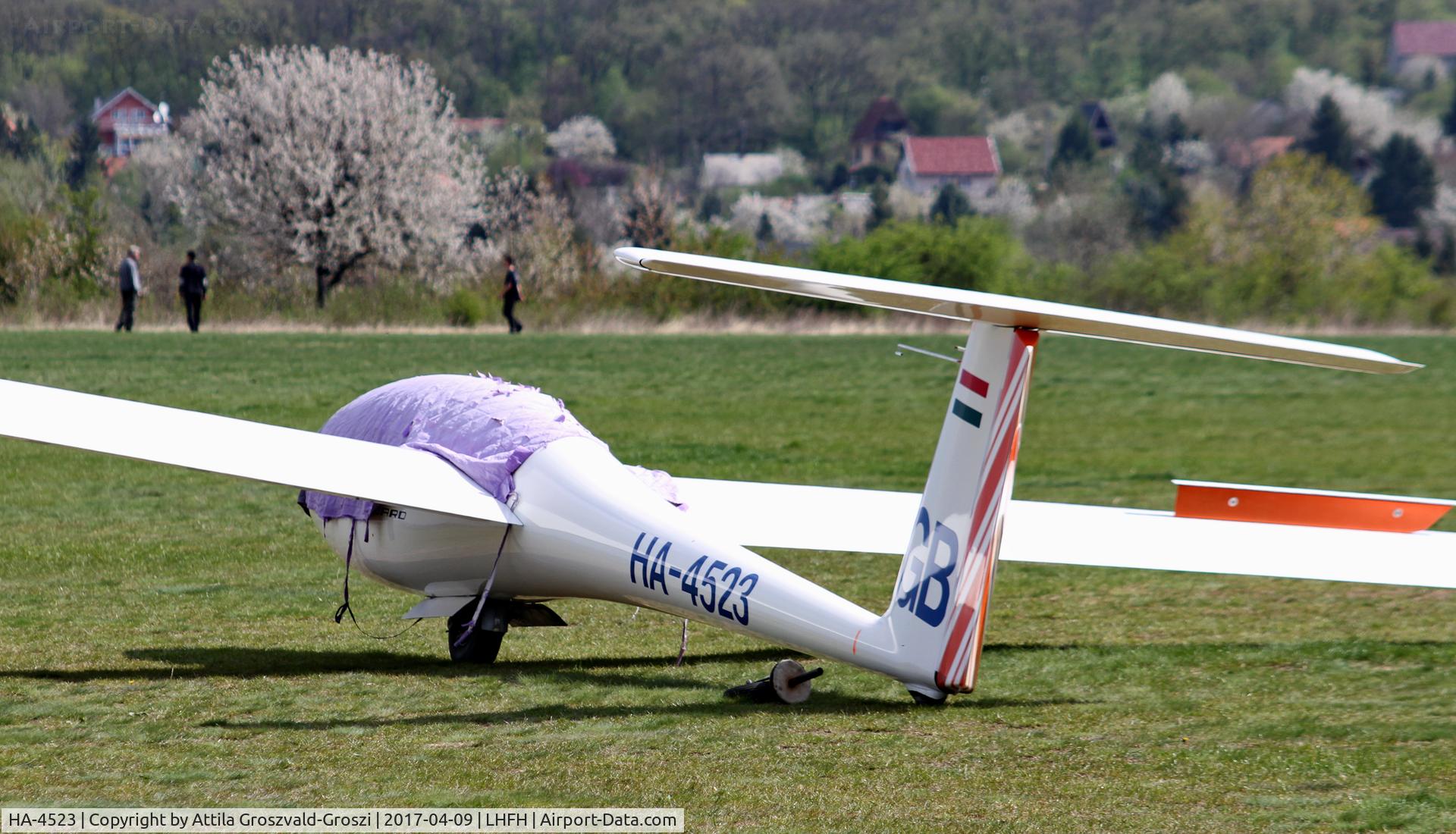HA-4523, 1980 Grob G-102 Astir CS 77 C/N 1832, Farkashegy Airfield, Hungary