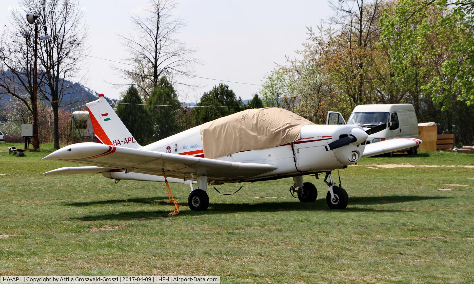 HA-APL, 1969 Piper PA-28-140 Cherokee Cruiser C/N 28-25362, Farkashegy Airfield, Hungary