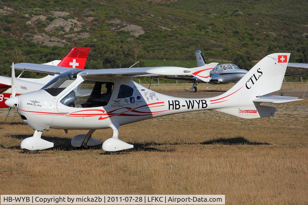 HB-WYB, 2009 Flight Design CTLS-ELA C/N F-03-09-05, Parked